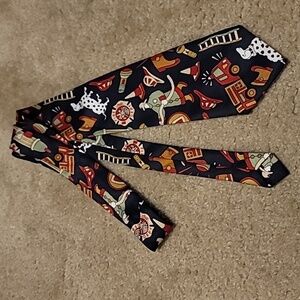 Firemen Tie Designs By A. Rogers Hand Made